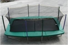 SIATKA OCHRONNA do trampoliny prostokątnej 10x17ft (3,05 x 5,18m) solo